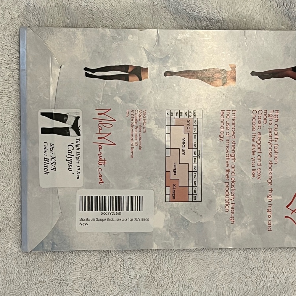 Mila Marutti Black Stockings
